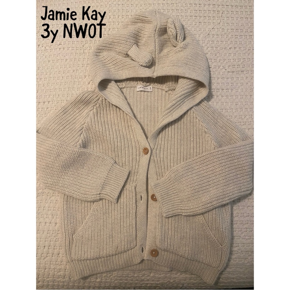 Jamie Kay bear cardigan